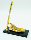 Письменный набор "Ящерица". Позолоченный