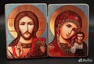 Венчальная пара. Казанская Богоматерь и Спас Вседе