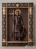 Резная Икона Дмитрий Солунский